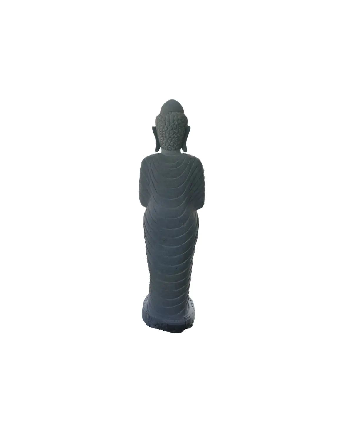  Product image 8 of the product “Standing Buddha made of Riverstone, position Namaskara , H. 119cm. ”